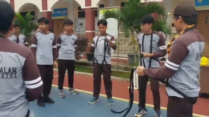 Materi Terakhir Pramuka Putra SMAIT Assyifa Boarding School Wanareja Tapel 2022-2023