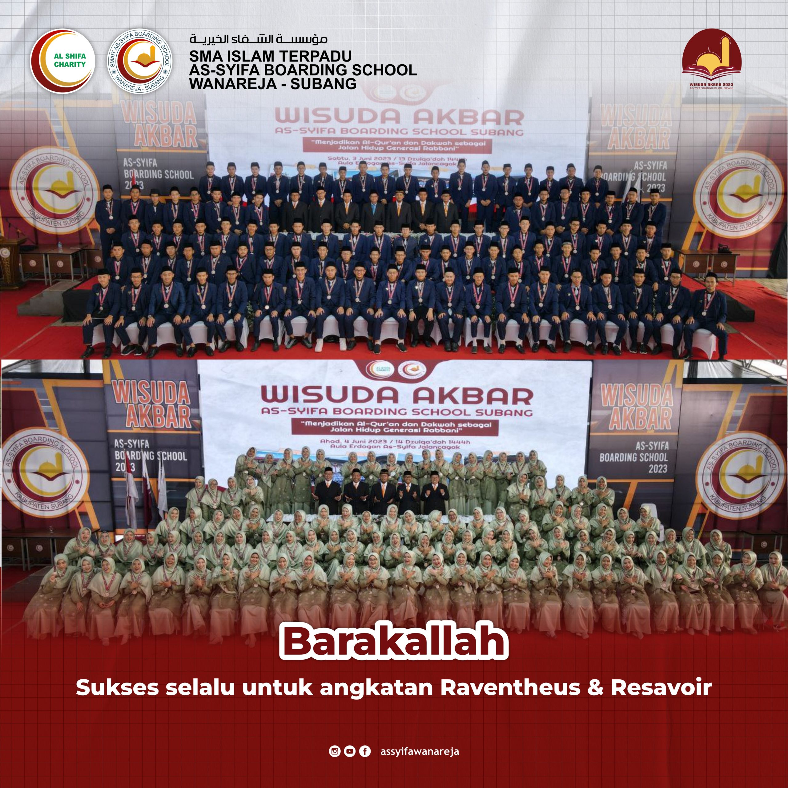 Wisuda Angkatan Raventheus dan Resavoir 2023