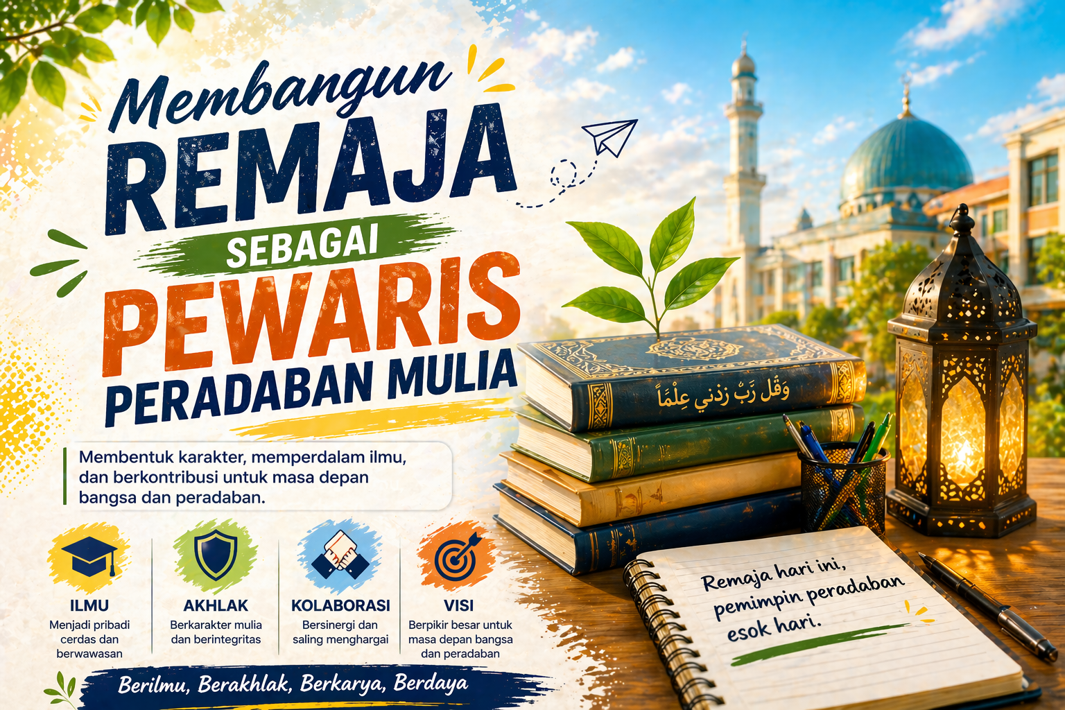 “Membangun Remaja Sebagai Pewaris Peradaban Mulia”