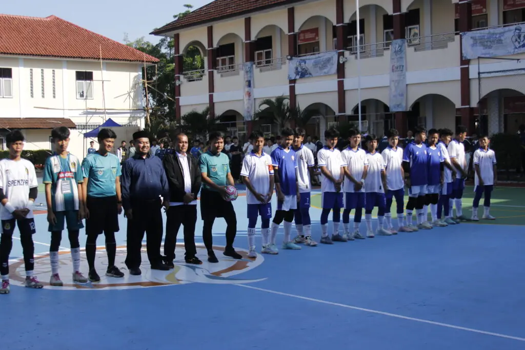 Seremoni Pembukaan Futsal ASFERA 2026 jenjang SMP di Lapangan SMAIT Wanareja